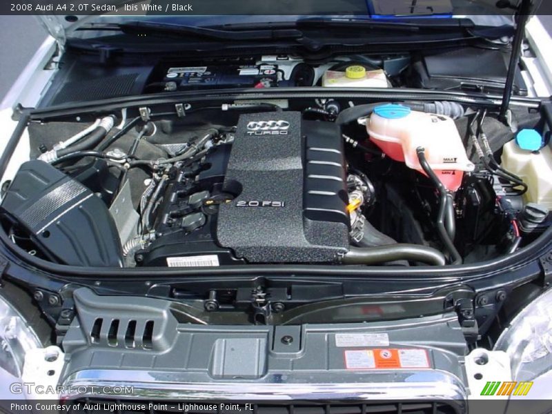 Ibis White / Black 2008 Audi A4 2.0T Sedan