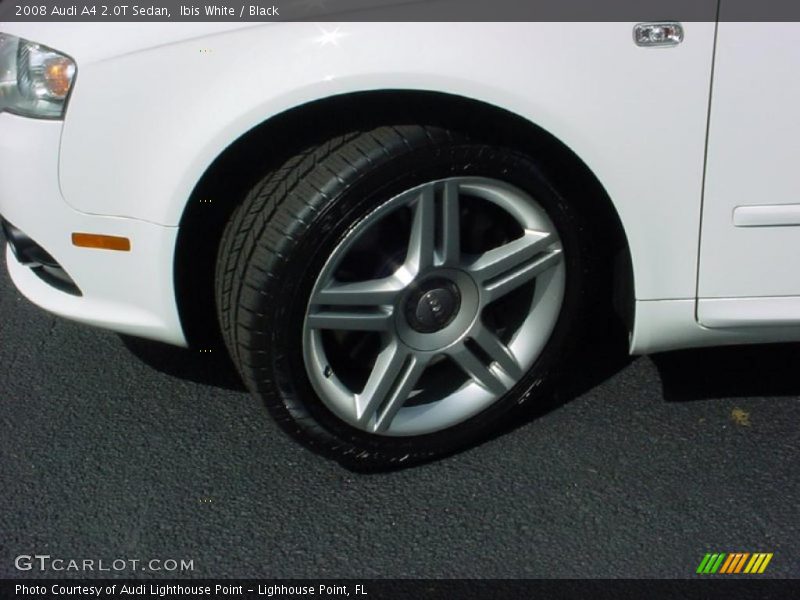 Ibis White / Black 2008 Audi A4 2.0T Sedan