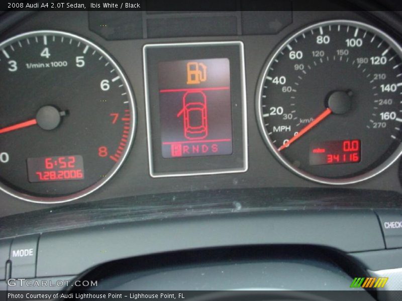 Ibis White / Black 2008 Audi A4 2.0T Sedan