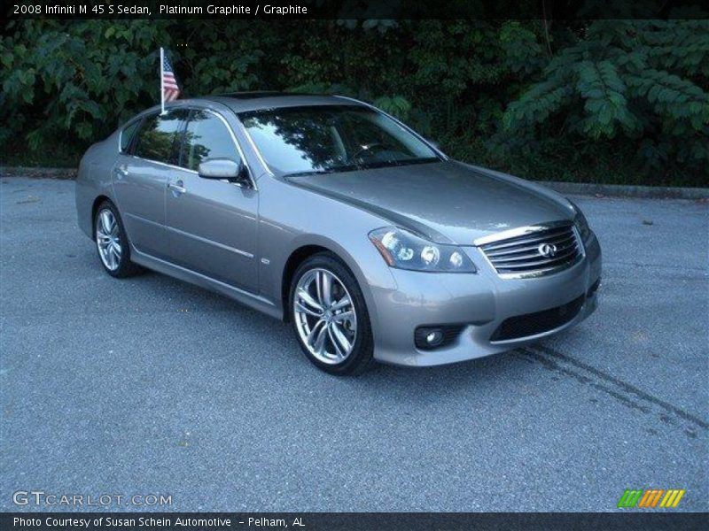 Platinum Graphite / Graphite 2008 Infiniti M 45 S Sedan