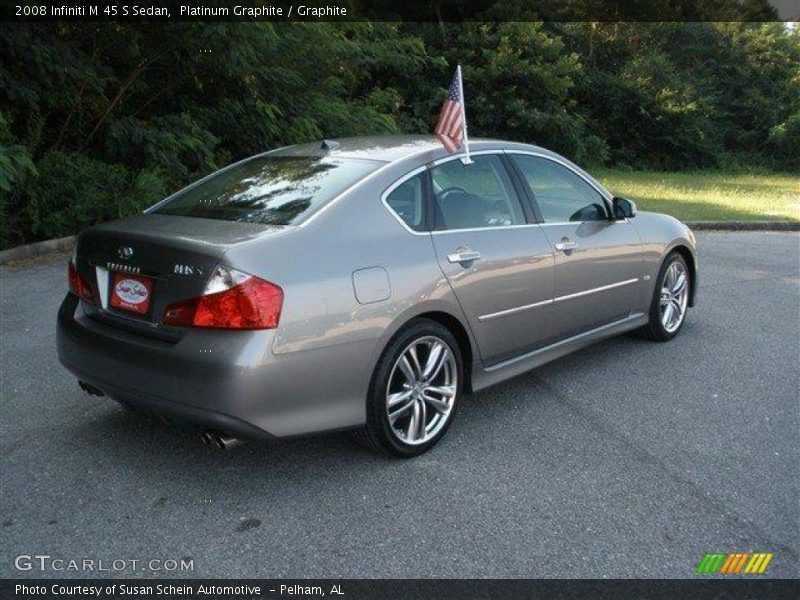 Platinum Graphite / Graphite 2008 Infiniti M 45 S Sedan