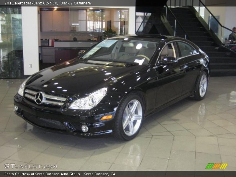 Black / Cashmere 2011 Mercedes-Benz CLS 550