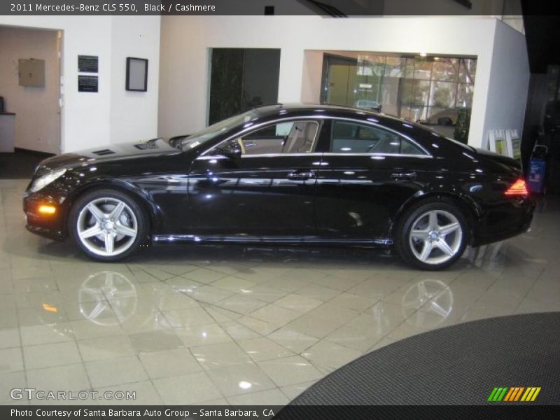 Black / Cashmere 2011 Mercedes-Benz CLS 550