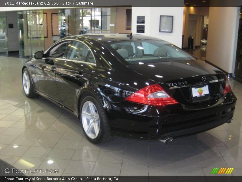 Black / Cashmere 2011 Mercedes-Benz CLS 550