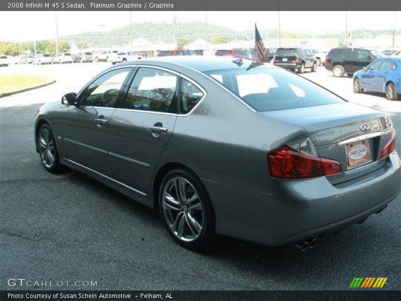 Platinum Graphite / Graphite 2008 Infiniti M 45 S Sedan