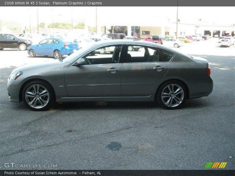 Platinum Graphite / Graphite 2008 Infiniti M 45 S Sedan