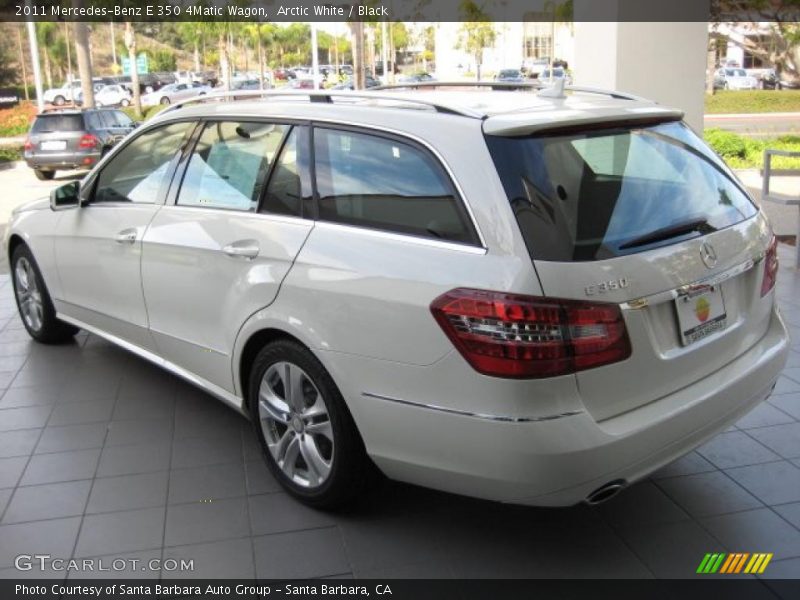 Arctic White / Black 2011 Mercedes-Benz E 350 4Matic Wagon
