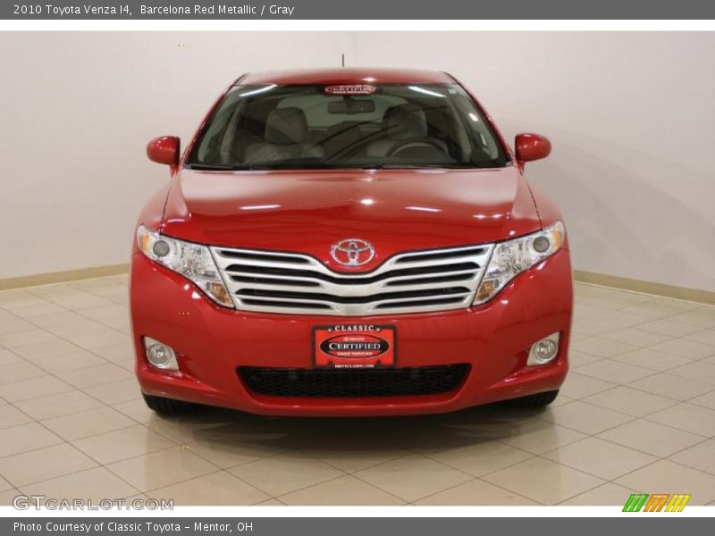 Barcelona Red Metallic / Gray 2010 Toyota Venza I4