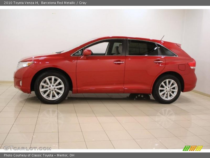 Barcelona Red Metallic / Gray 2010 Toyota Venza I4