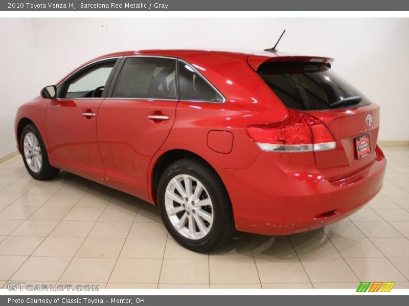 Barcelona Red Metallic / Gray 2010 Toyota Venza I4