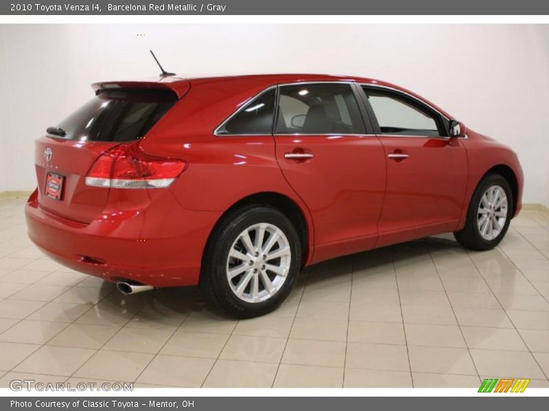 Barcelona Red Metallic / Gray 2010 Toyota Venza I4