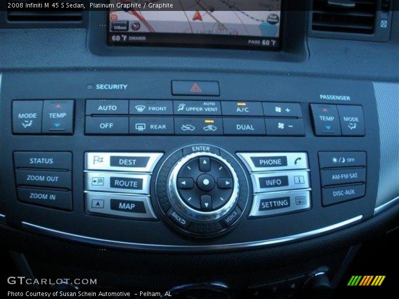Controls of 2008 M 45 S Sedan