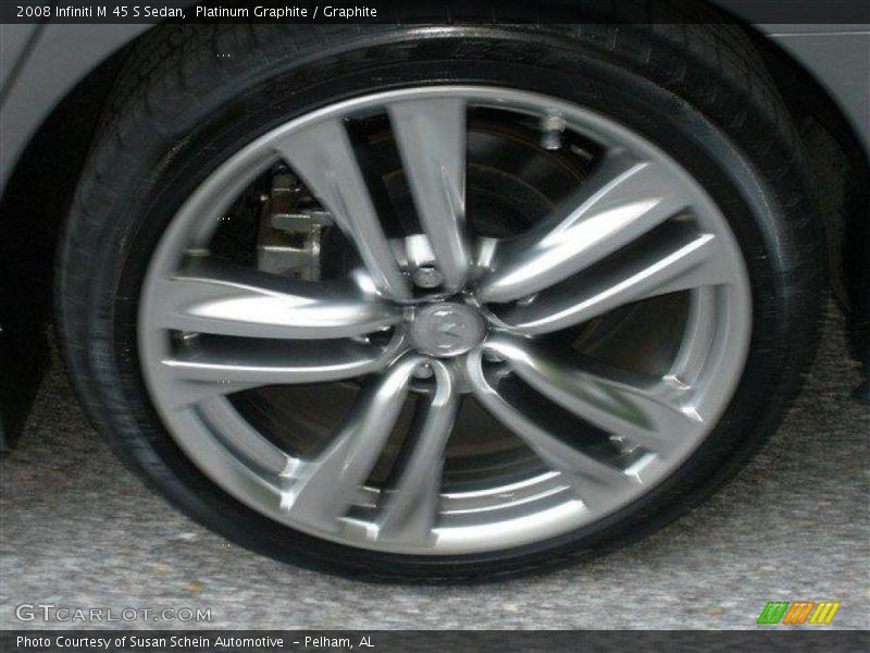 Platinum Graphite / Graphite 2008 Infiniti M 45 S Sedan