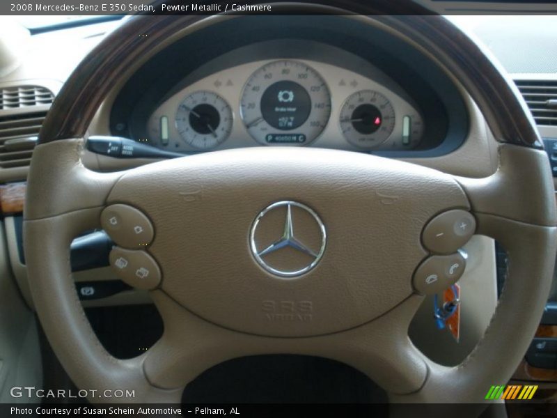 Pewter Metallic / Cashmere 2008 Mercedes-Benz E 350 Sedan