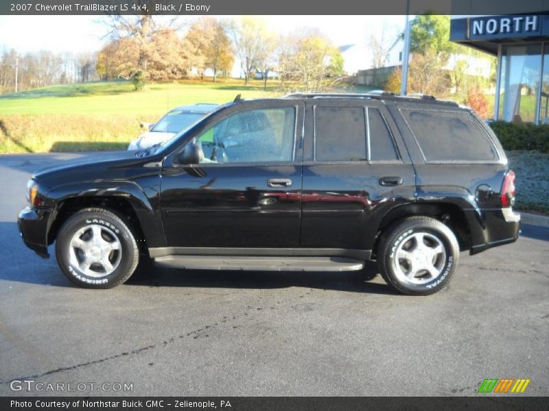 Black / Ebony 2007 Chevrolet TrailBlazer LS 4x4