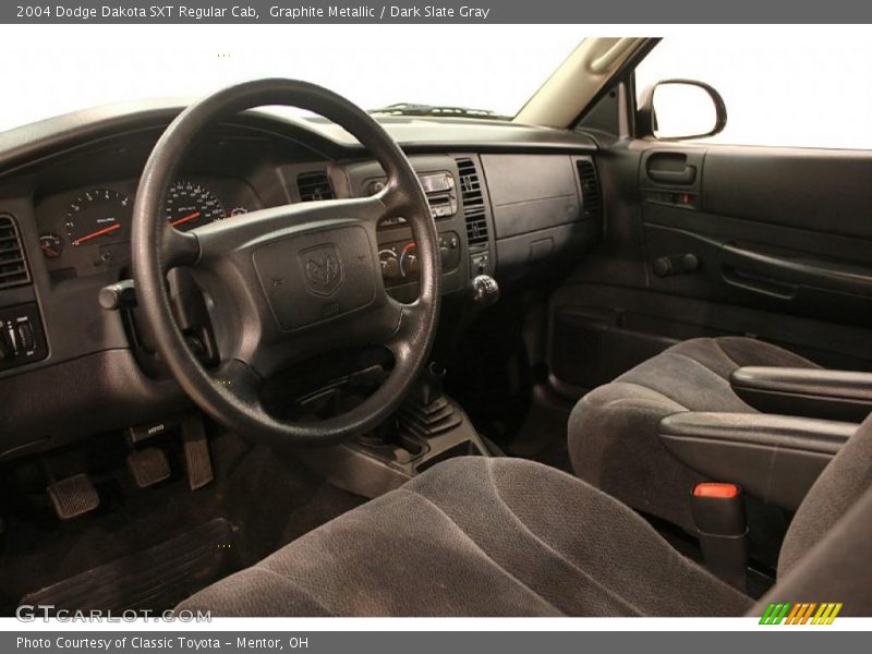Dark Slate Gray Interior - 2004 Dakota SXT Regular Cab 