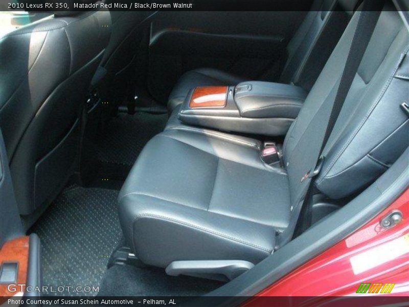 Matador Red Mica / Black/Brown Walnut 2010 Lexus RX 350