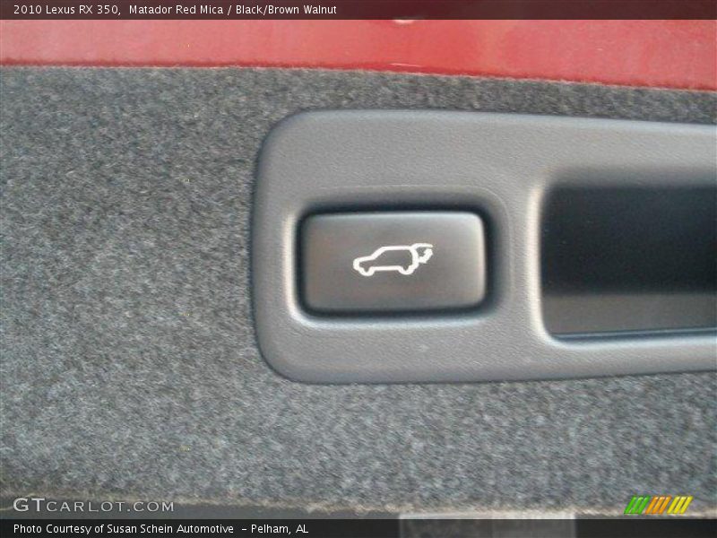 Matador Red Mica / Black/Brown Walnut 2010 Lexus RX 350