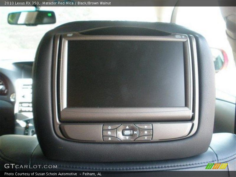 Matador Red Mica / Black/Brown Walnut 2010 Lexus RX 350