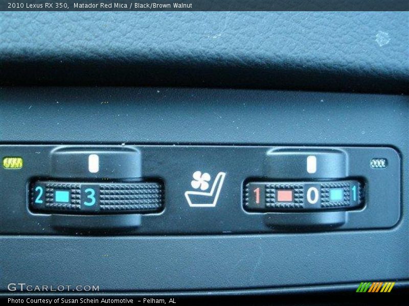 Matador Red Mica / Black/Brown Walnut 2010 Lexus RX 350