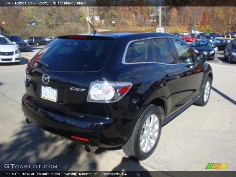 Brilliant Black / Black 2007 Mazda CX-7 Sport