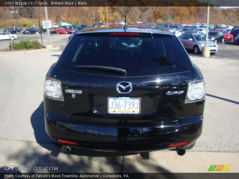 Brilliant Black / Black 2007 Mazda CX-7 Sport