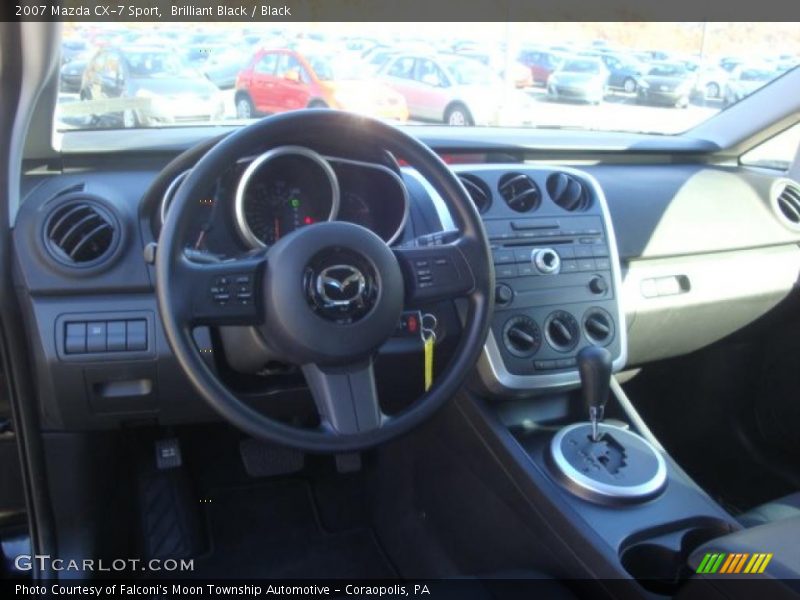 Brilliant Black / Black 2007 Mazda CX-7 Sport