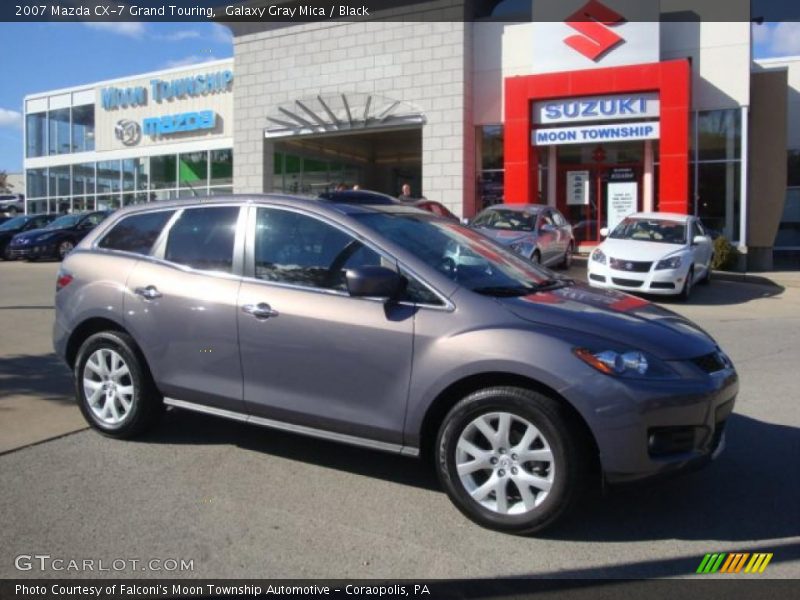 Galaxy Gray Mica / Black 2007 Mazda CX-7 Grand Touring