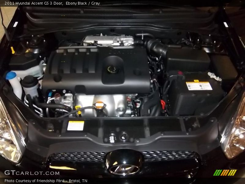  2011 Accent GS 3 Door Engine - 1.6 Liter DOHC 16-Valve VVT 4 Cylinder