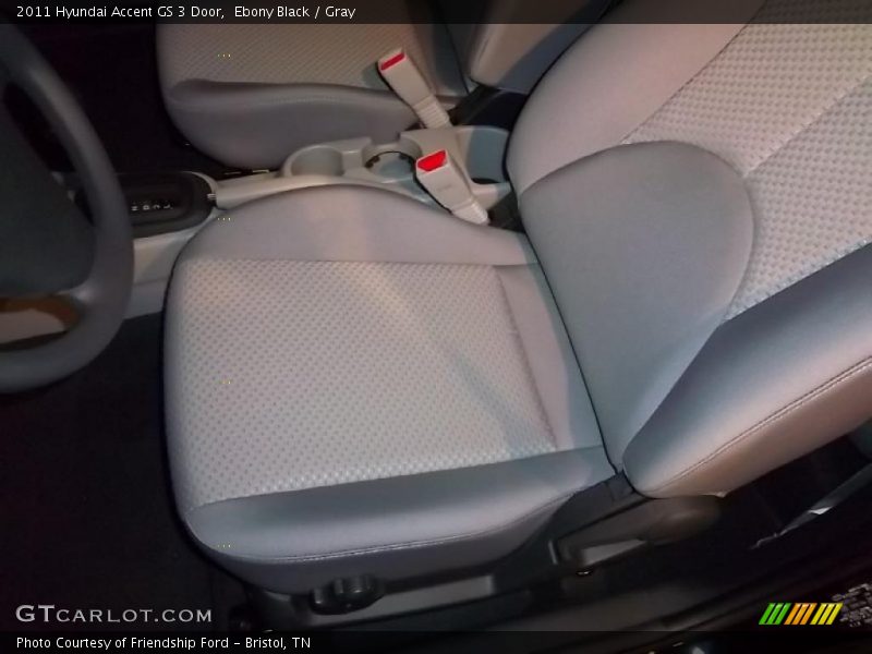  2011 Accent GS 3 Door Gray Interior