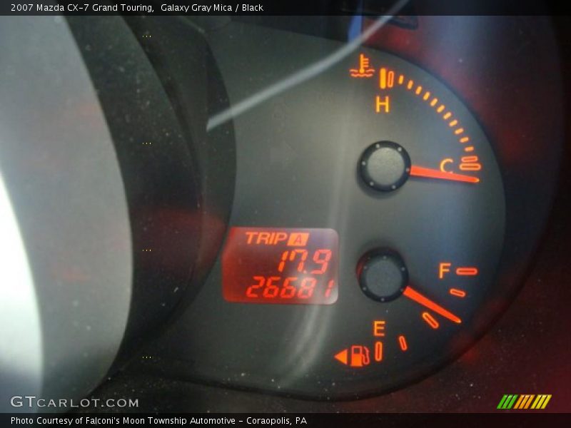 Galaxy Gray Mica / Black 2007 Mazda CX-7 Grand Touring
