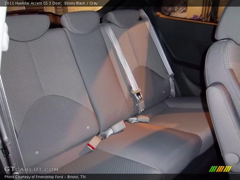  2011 Accent GS 3 Door Gray Interior