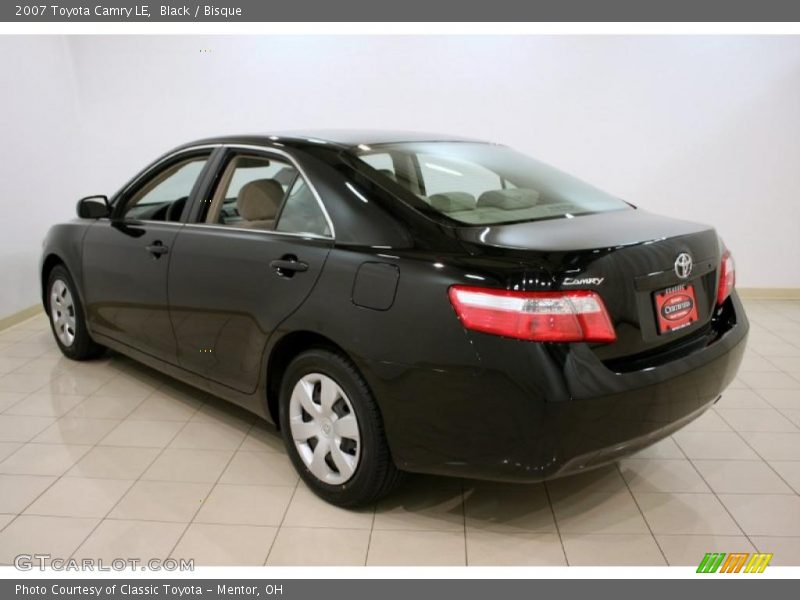 Black / Bisque 2007 Toyota Camry LE