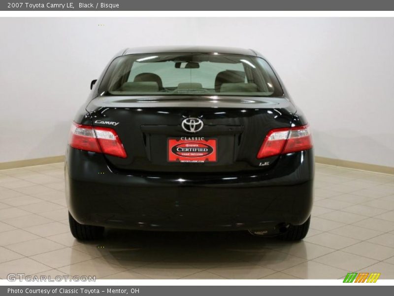 Black / Bisque 2007 Toyota Camry LE