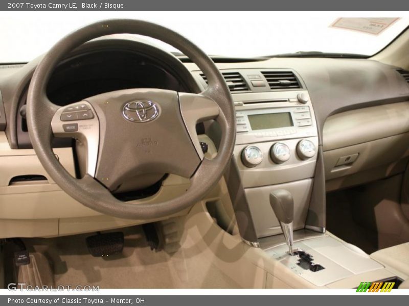 Black / Bisque 2007 Toyota Camry LE