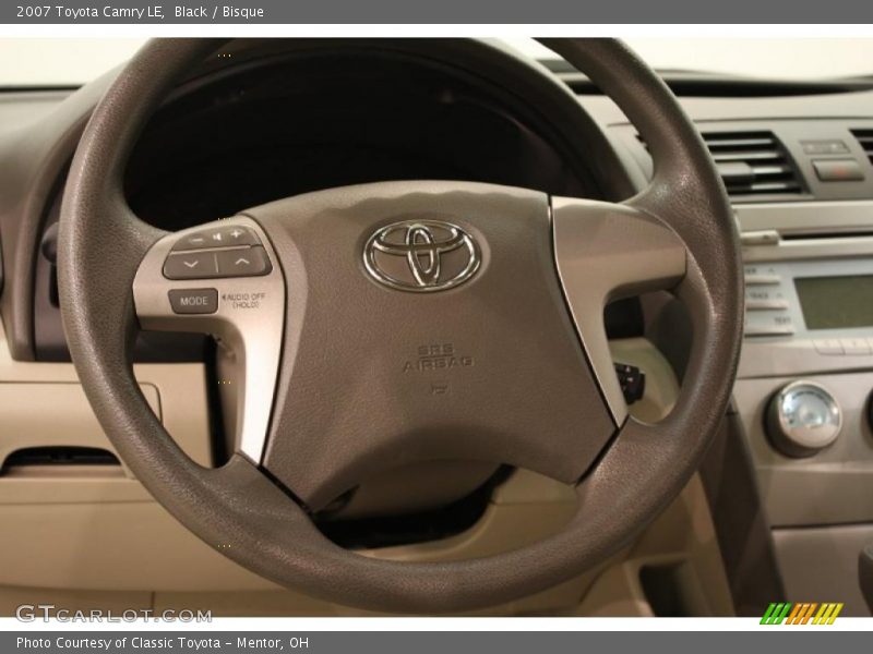 Black / Bisque 2007 Toyota Camry LE