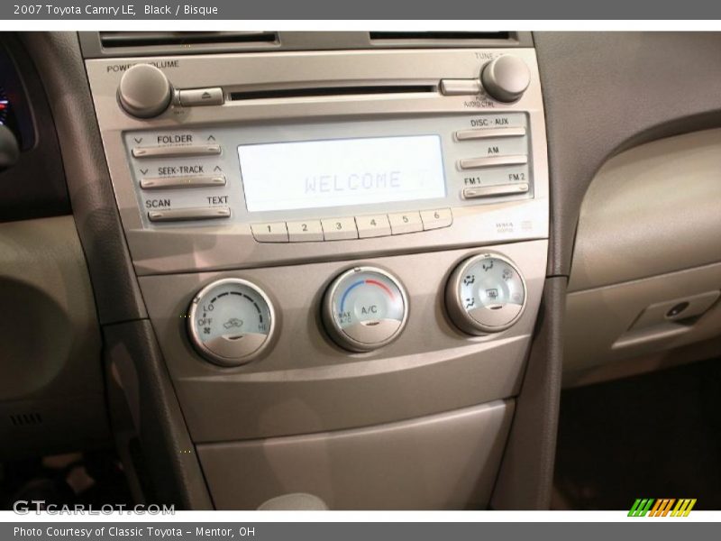 Black / Bisque 2007 Toyota Camry LE