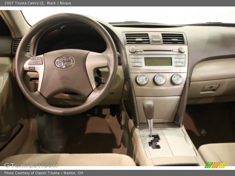 Black / Bisque 2007 Toyota Camry LE