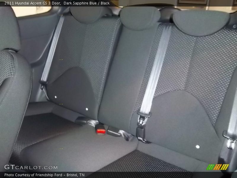  2011 Accent GS 3 Door Black Interior