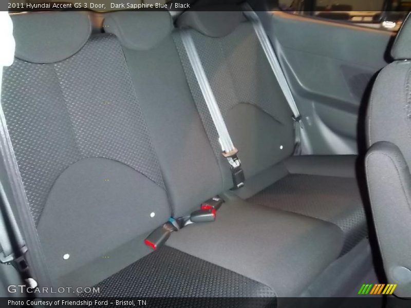  2011 Accent GS 3 Door Black Interior