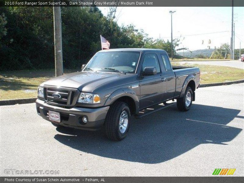 Dark Shadow Grey Metallic / Medium Dark Flint 2010 Ford Ranger Sport SuperCab