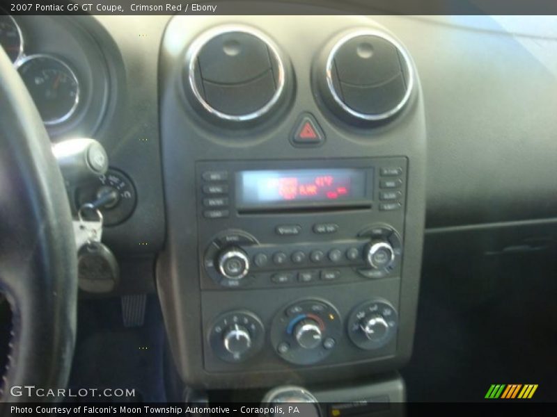 Crimson Red / Ebony 2007 Pontiac G6 GT Coupe