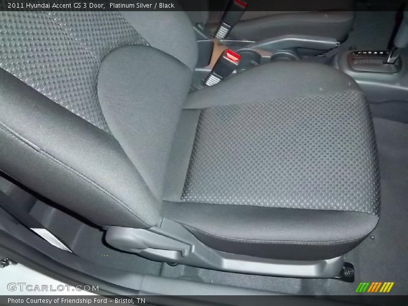  2011 Accent GS 3 Door Black Interior