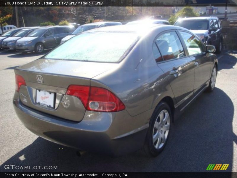 Galaxy Gray Metallic / Gray 2008 Honda Civic LX Sedan