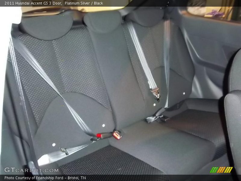  2011 Accent GS 3 Door Black Interior