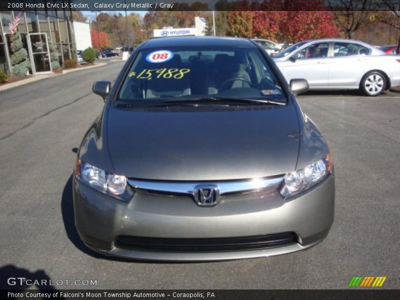 Galaxy Gray Metallic / Gray 2008 Honda Civic LX Sedan