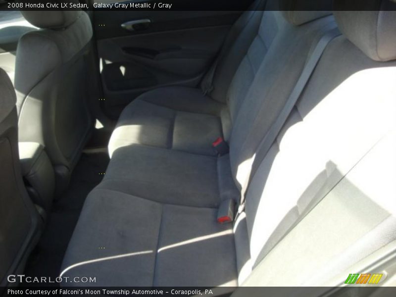 Galaxy Gray Metallic / Gray 2008 Honda Civic LX Sedan