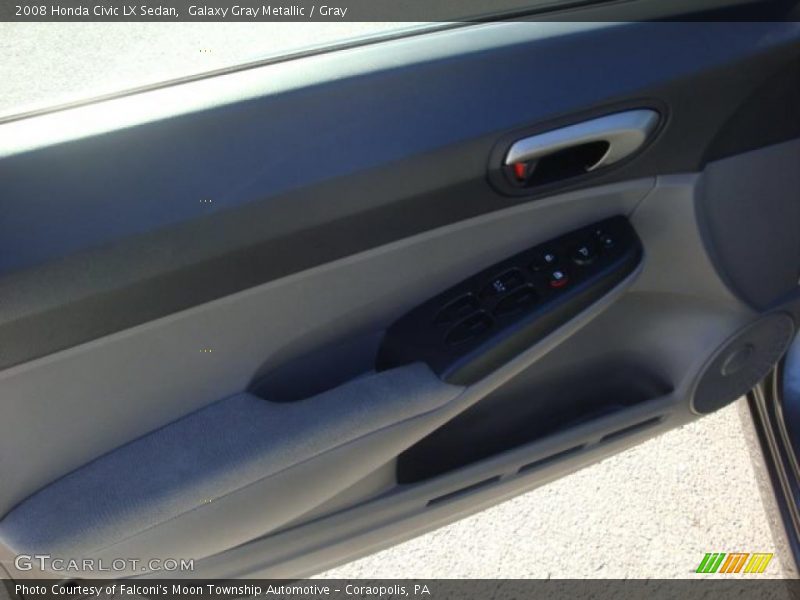 Galaxy Gray Metallic / Gray 2008 Honda Civic LX Sedan