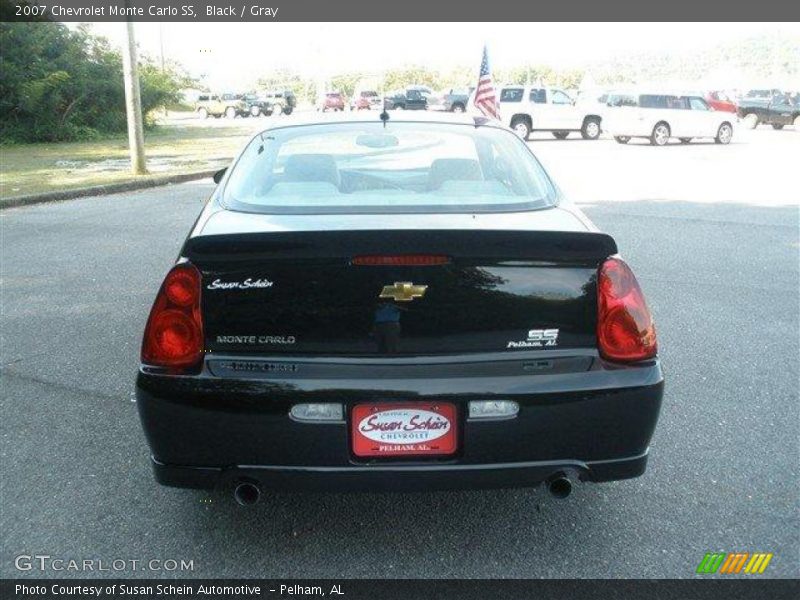 Black / Gray 2007 Chevrolet Monte Carlo SS