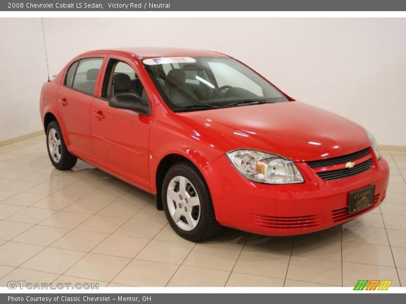 Victory Red / Neutral 2008 Chevrolet Cobalt LS Sedan